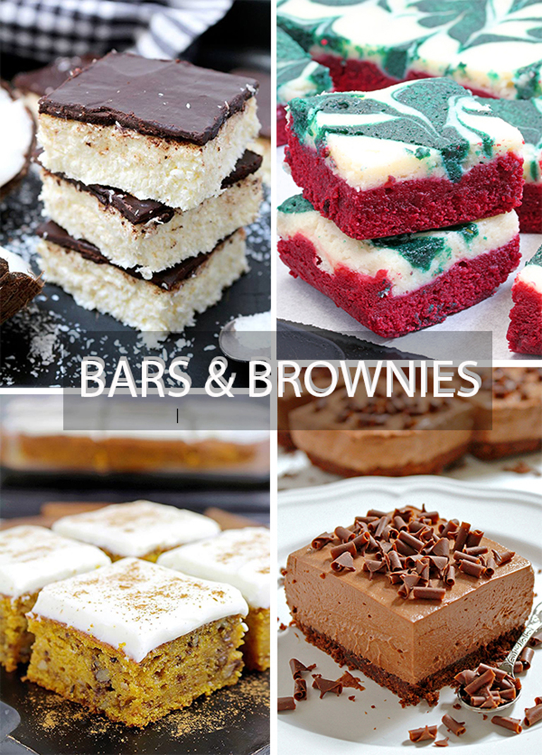 You can find here delicious BARS & BROWNIES Recipes