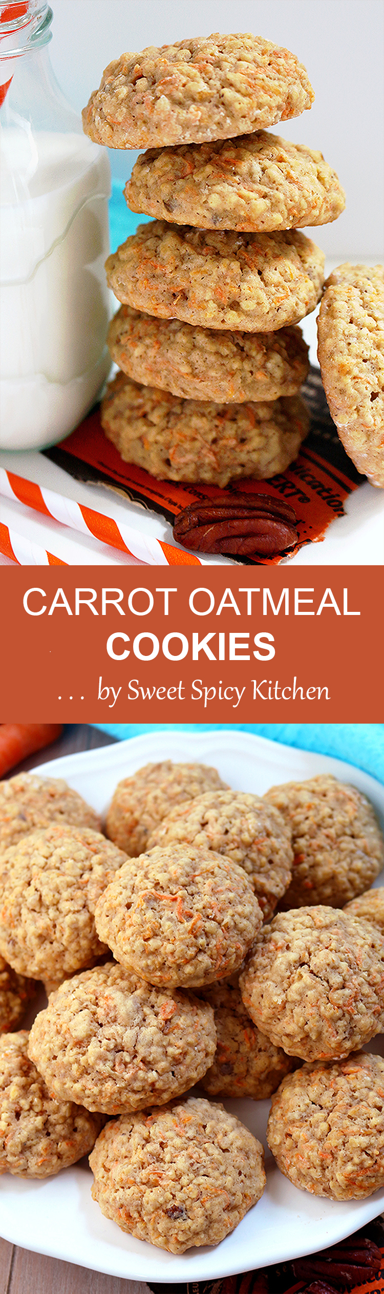 Carrot Oatmeal Cookies