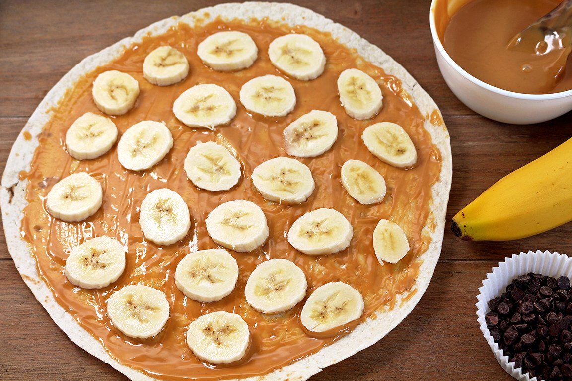 Chocolate Chip Peanut Butter Banana Roll Ups Sweet Spicy Kitchen