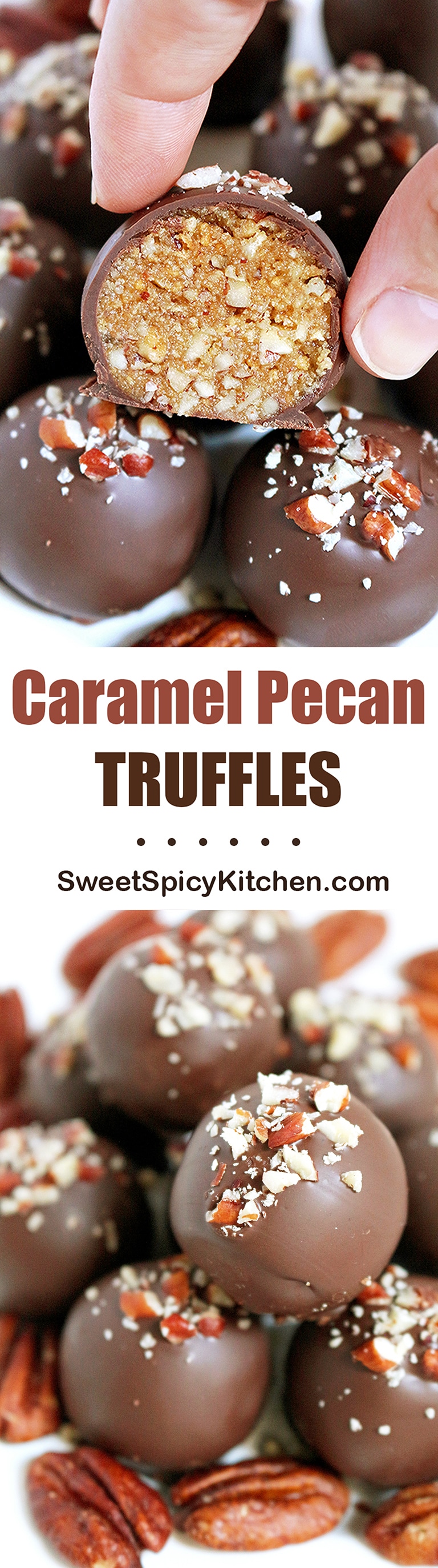 Caramel Pecan Truffles