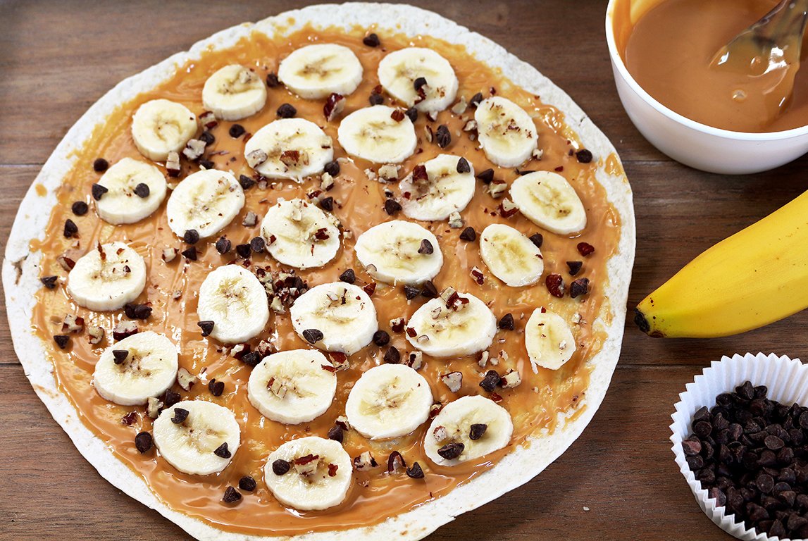 Chocolate Chip Peanut Butter Banana Roll Ups Sweet Spicy Kitchen