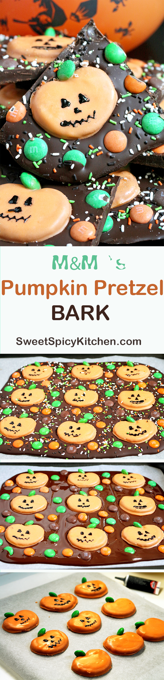 Here is a great recipe for Halloween – M&M’s Pumpkin Pretzel Bark – just perfect for this holiday. OMG Halloween… the party can start real soon.