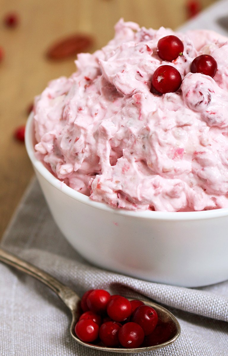 Cranberry Cheesecake Fluff Salad Sweet Spicy Kitchen