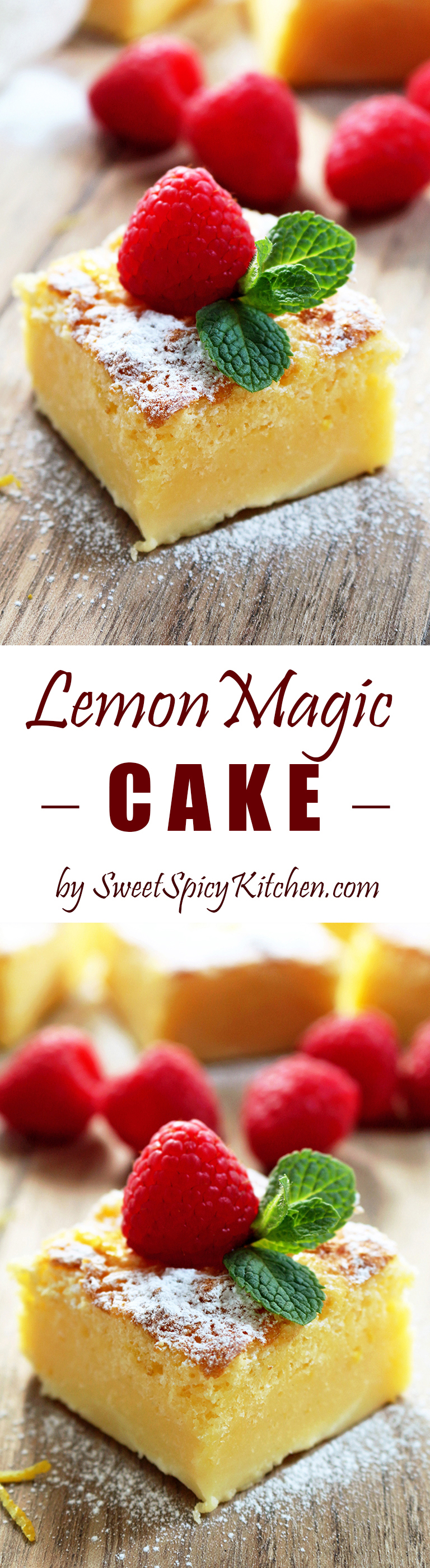 Lemon Magic Cake – this simple, sweet and sour cake really deserves its name – Magic. 
