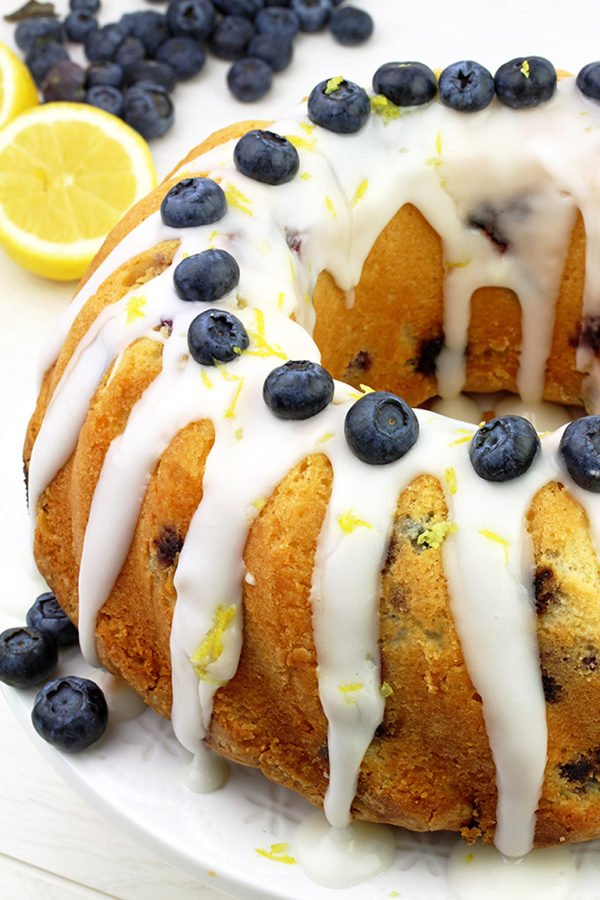 Blueberry Lemon Yogurt Bundt Cake Sweet Spicy Kitchen