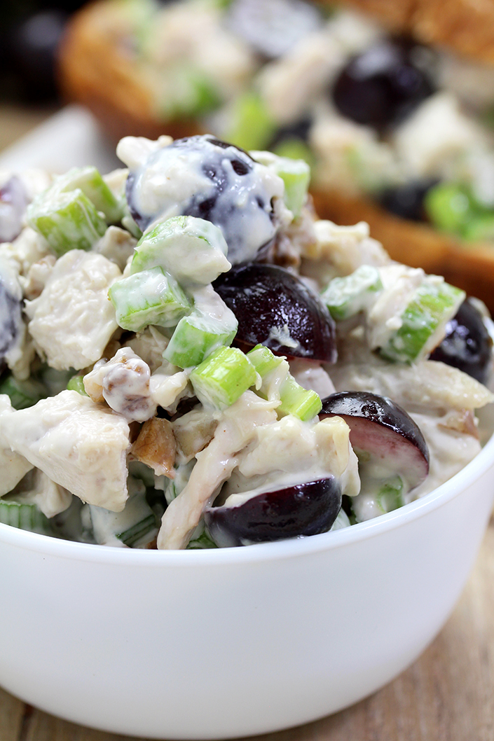 The Best Chicken Grape Salad
