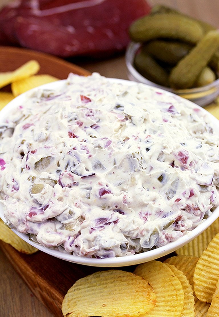 Easy Dill Pickle Dip - Sweet Spicy Kitchen