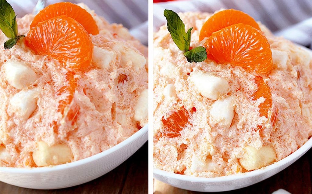 Creamsicle Orange Cheesecake Fluff Salad
