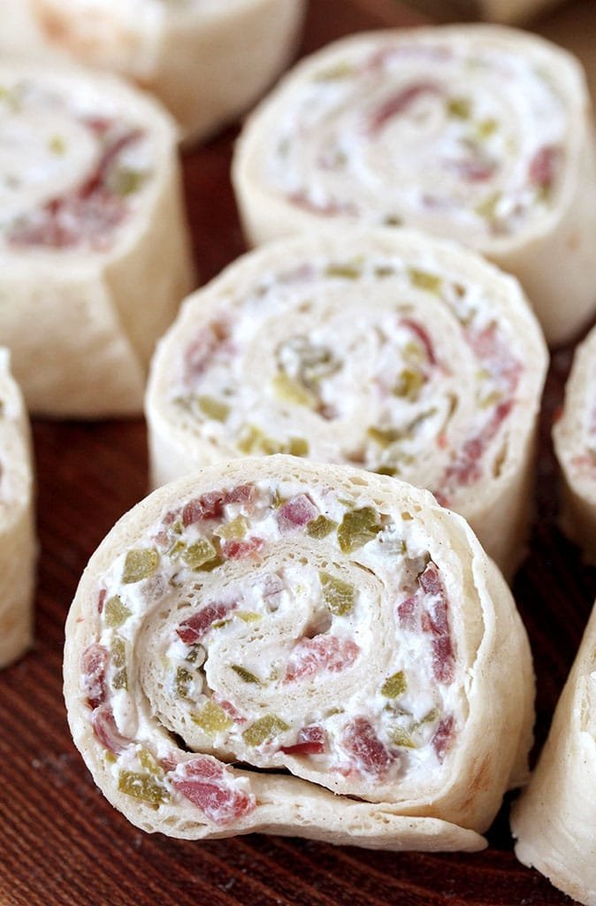 Dill Pickle Tortilla Roll Ups easy party appetizer